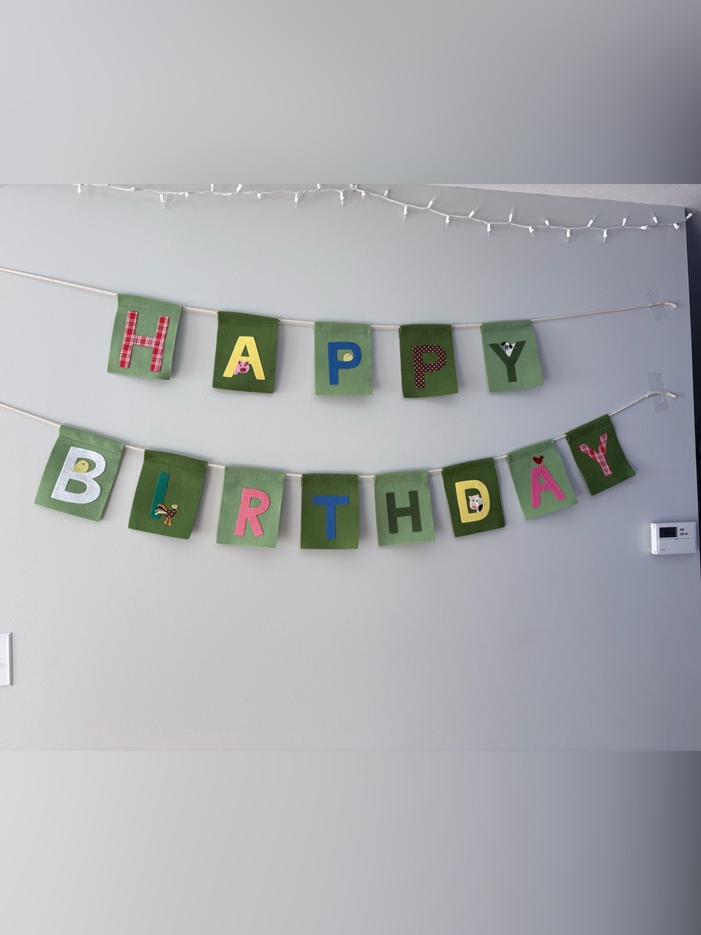 Pottery Barn Felt Happy Birthday Farm Banner